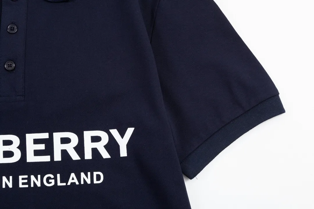BURBERRY Classic Lo GO ， Retro Same Style Polo Versatile : Size：M-2XL